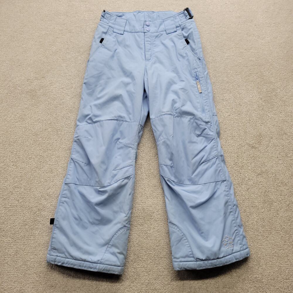 Columbia Vertex Snow Pants Youth 10/12 Blue Insulated Ski Snowboard Winter